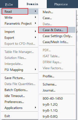 Import computed data