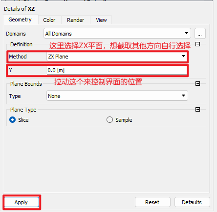 Create section plane 3